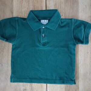 T.K.S. green polo shirt sz 3T boys